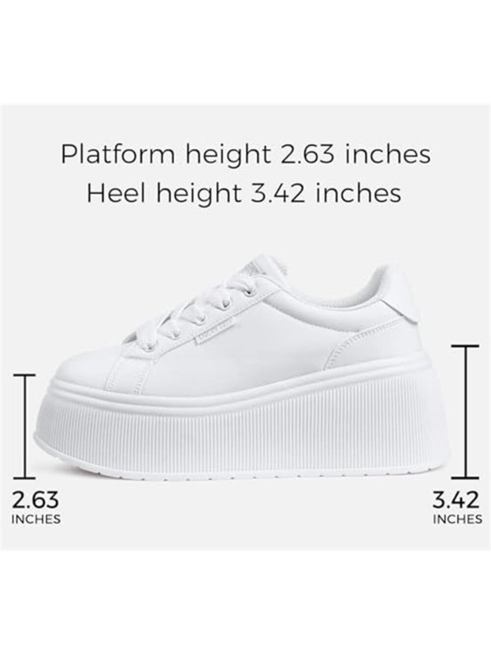 Women's Platform Fashion Sneaker Classic Wedge Canvas Casual Low Top Retro Shoes - Picture 4 of 7
